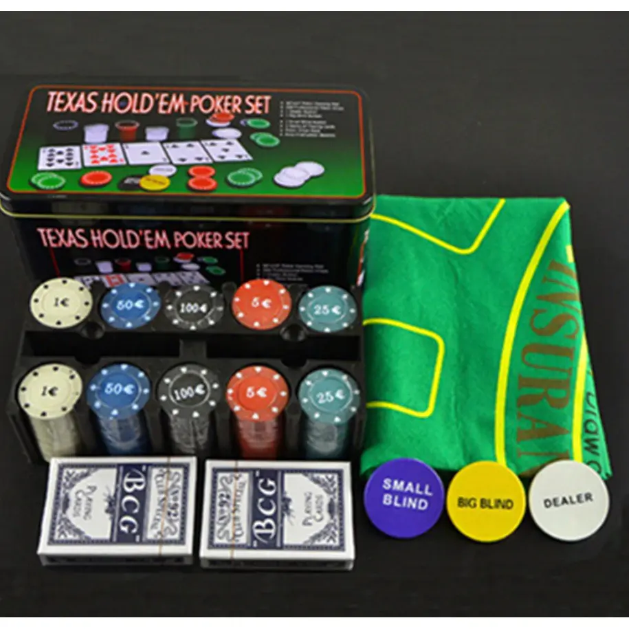 Texas Hold'Em Poker Set / Cards / Poker Chips [SG READY STOCK! FAST SHIPPING! ]