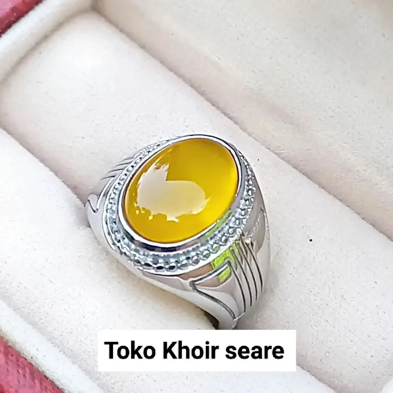 CINCIN BATU CEMPAKA KUNING KUALITAS SUPER KEREN