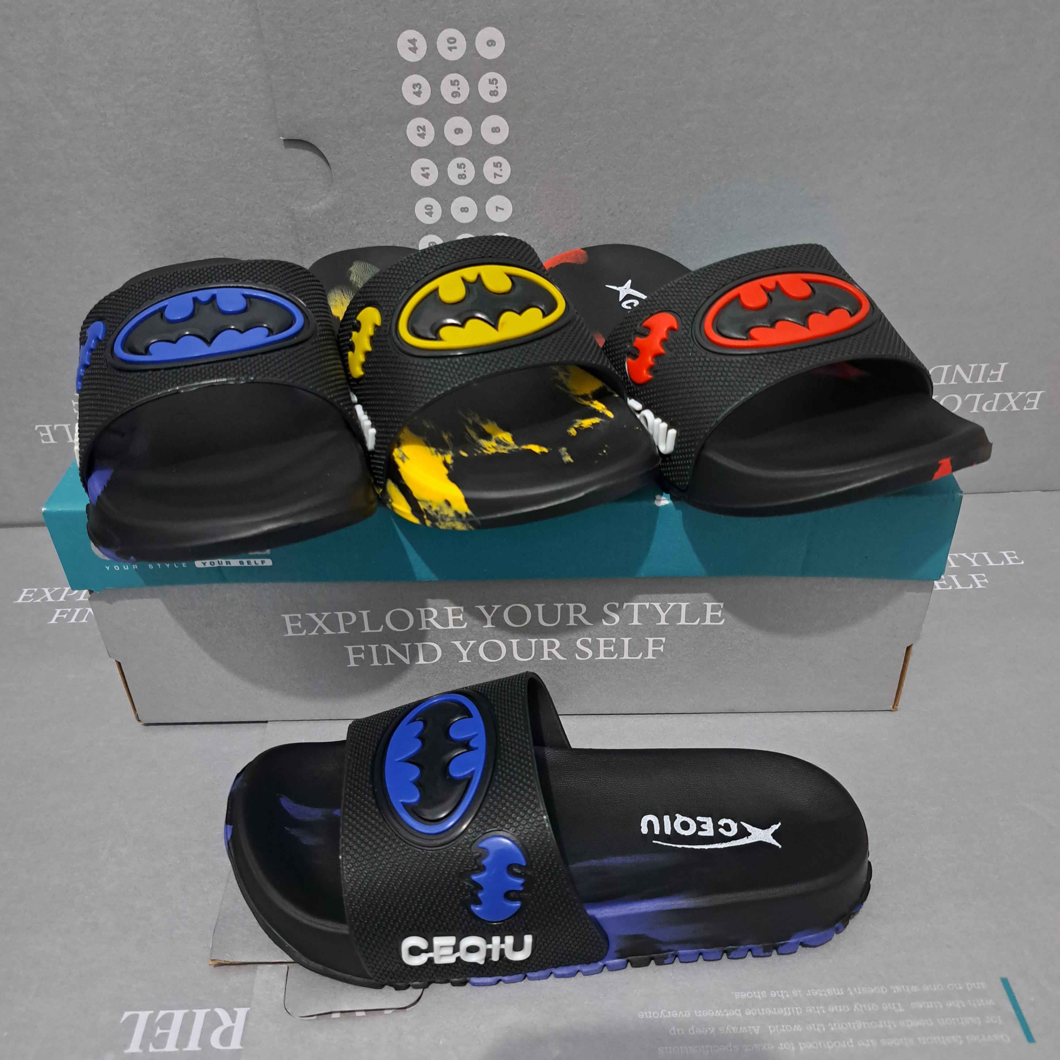 Sendal Karet Anak Terbaru dan Termurah Sendal Slip-on Motif Hero