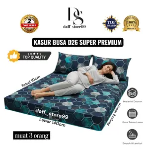 Kasur Busa D26 Super Awet Ukuran  180x140x10cm muat 3 orang