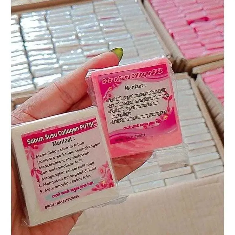 Sabun Collagen By Ayu Whitening  Membersihkan Pencerah Memutihkan 6