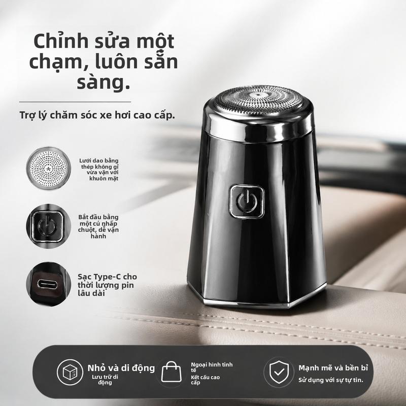Máy cạo râu điện xuyên biên giới mới, nhỏ gọn, máy cạo râu di động sạc lại được…