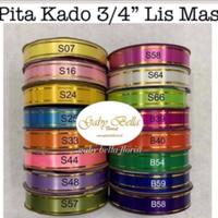 Gambar Pita satin Pita jepang Pitta ribbon pita kado pita kain pita roll pita list - 001 dari Gaby Bella Florist Kota Administrasi Jakarta Selatan 4 Tokopedia
