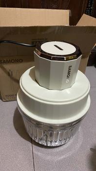 Product Review of [exclusive voucher gudang] SAMONO 2.5 Liter Food Chopper Multifungsi Penggiling Daging Penghalus Makanan dan Bumbu Garansi 1 Tahun (SW-CG350) from u**1 2