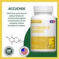 Gambar Vitamin E, Suplemen untuk Menjaga Kesehatan Kulit dan Antioksidan 60 Kapsul dari ACCUCHEK SHOP MALL1 Kab. Tangerang 2 Tokopedia