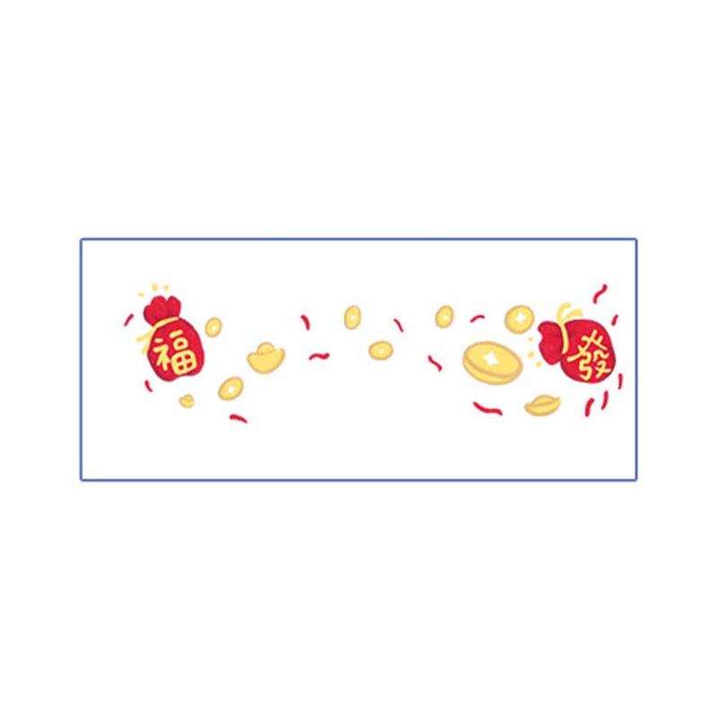 Product Introduction of New Year Face Stickers Facial Makeup Imitation Waterproof And Long-lasting 19