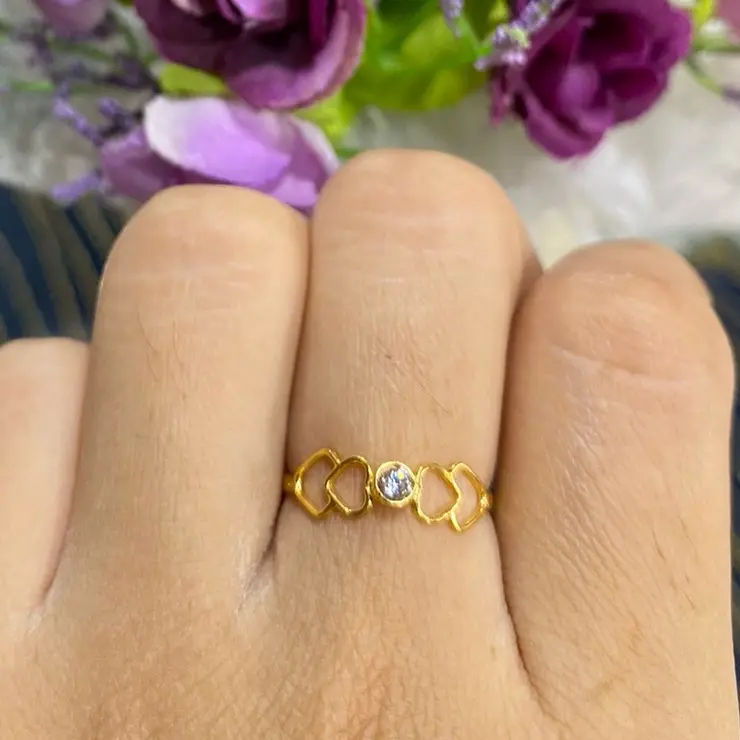 Cincin Lovely Mata 1 Fashion Dewasa 0,5 gr