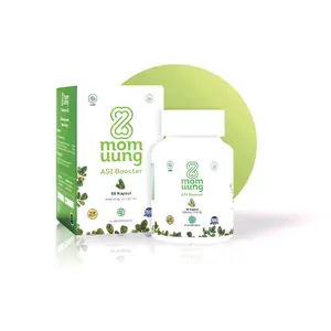 MOM UUNG Asi Booster 30 Kapsul Boster Susu Pelancar Pelancaran Asi Menyusui Ampuh untuk Ibu Menyusui