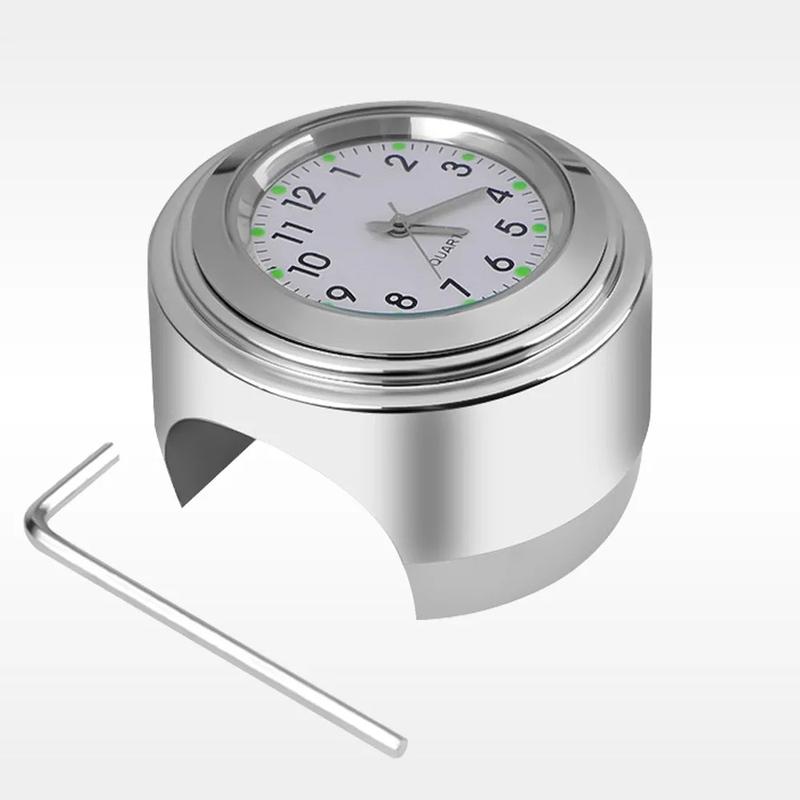 Đồng Hồ Thông Dụng Cho Tay Lái Xe Máy, 7 / 8 Inch, Không Thấm Nước, Gắn Tay Lái, Đồng Hồ Dạ Quang Ban Đêm, Phụ Kiện Cho Moto 7