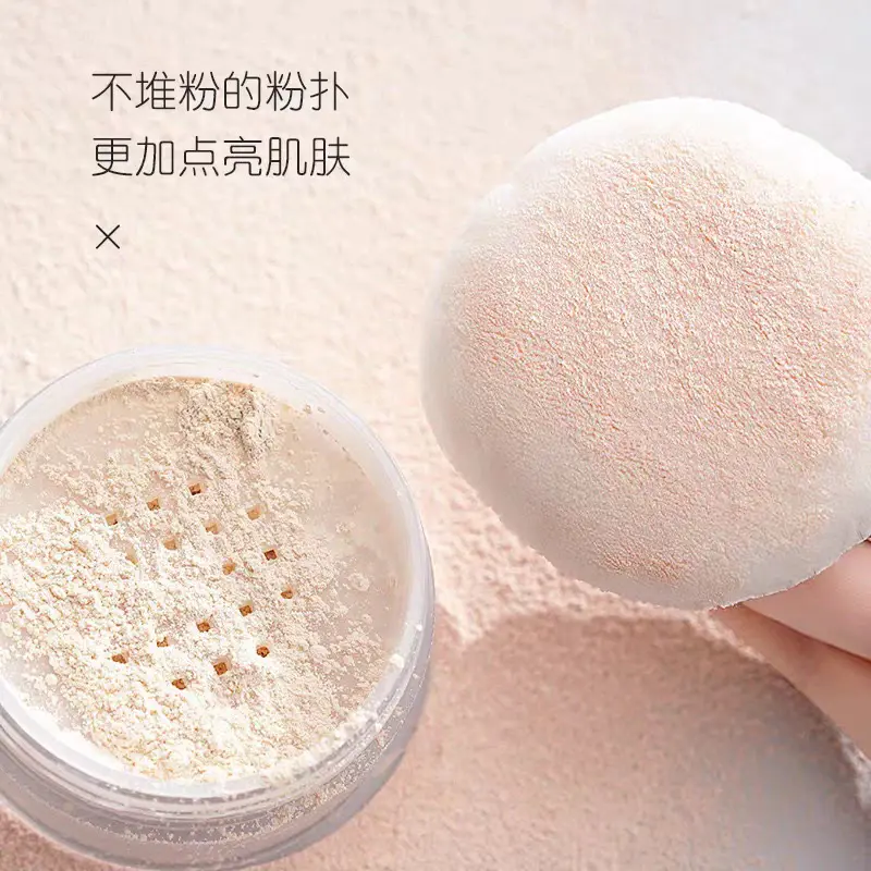 Puff Loose Powder Segitiga - Puff Pizza Spons Bedak Premium Puff Bulat Bedak Tabur Sponge - Tools by Hai Beauty Stuff 6