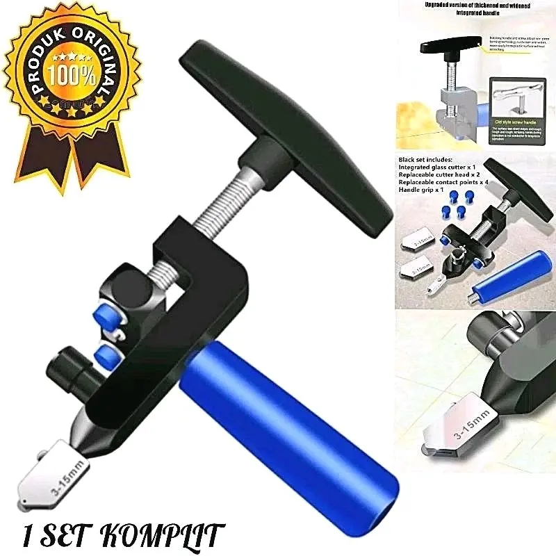 1 Set Komplit Alat Pemotong Granit Keramik Kaca 2 In 1 Tile Cutter Pisau Multifungsi