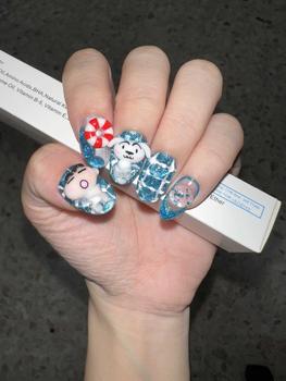 Product Review of [13.8-SD] 11 fingers  interchangeable Handmade Nail Press On Nails  IF you buy more ,surprise more! from ~**🐽 1