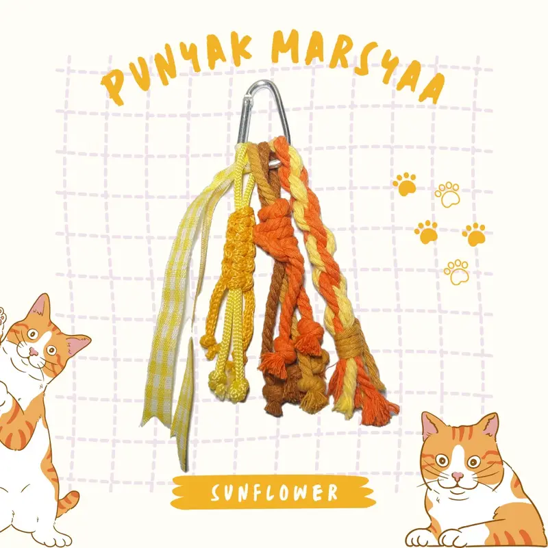 Keychain Macrame Gantungan Kunci Gantungan Tas Lucu Dan Murah Gift 4
