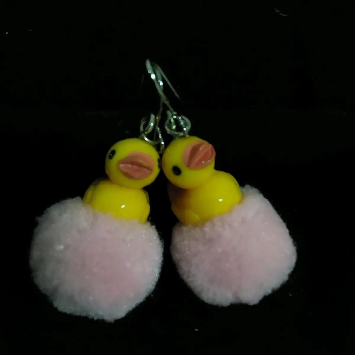 earrings- cute ducklings pair
