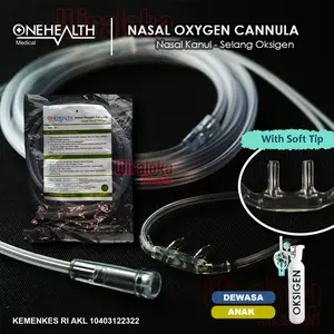 Onehealth Nasal Oxygen Canula / Selang Oksigen Dewasa, Anak | WIRALOKA