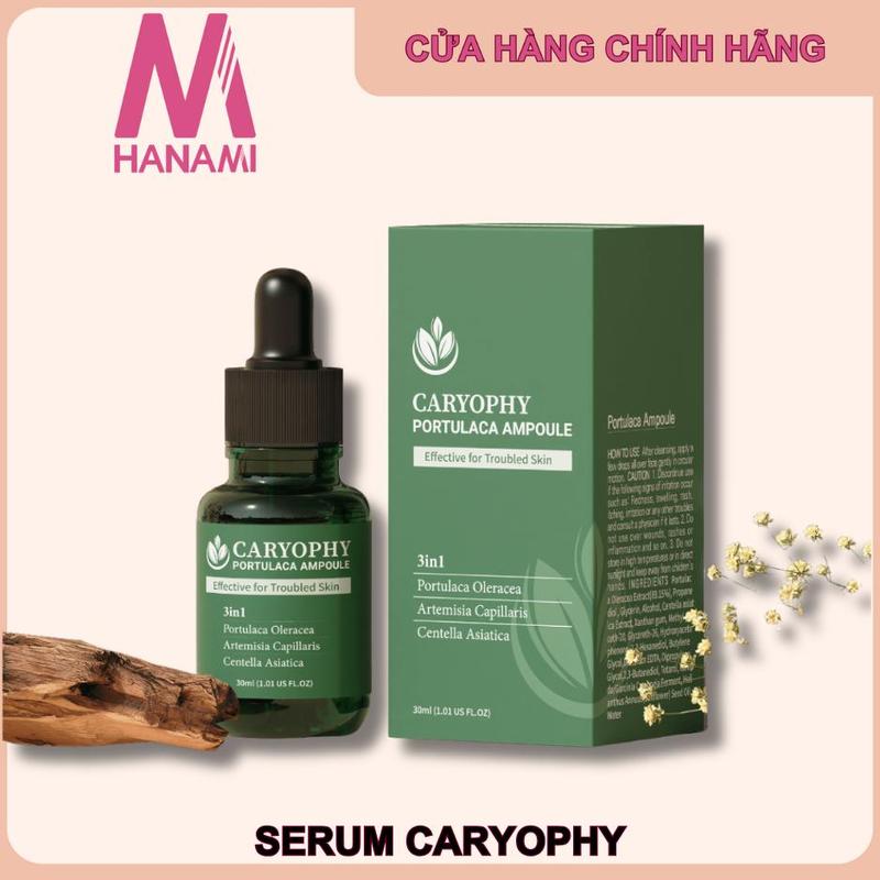 {HNM} Caryophy Serum Portulaca Ampoule 30ml - Hỗ trợ Giảm Mụn Mờ Thâm