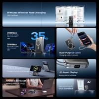 Gambar [Tersertifikasi CCC] Vention Wireless Magnetic Qi2 Powerbank 10000mAh 35W PD PPS LED Display Built in Lanyard USB C Cable Foldable Phone Stand - WS-T - GRAY, 10RB mAh/CCC dari Vention Flagship Kota Administrasi Jakarta Utara 3 Tokopedia