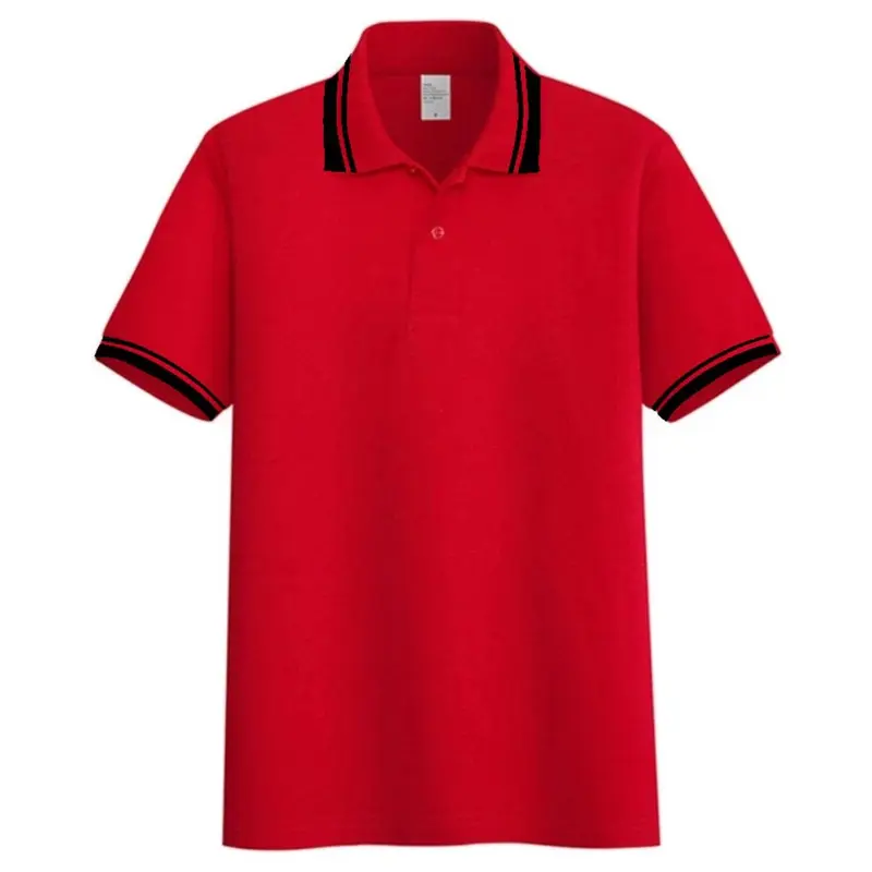 Noveli wear - Kaos polo shirt polos Navy Blue kerah stripe | kaos kerah seragam pria lengan pendek 6