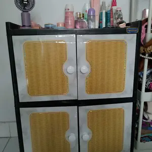 Naiba Nandos Lemari Pakaian Plastik Twin Box Fit Furniture Susun 2 Kode 7552 Dimensi 50x32x64cm Anti Air Anti Jamur Anti Gores