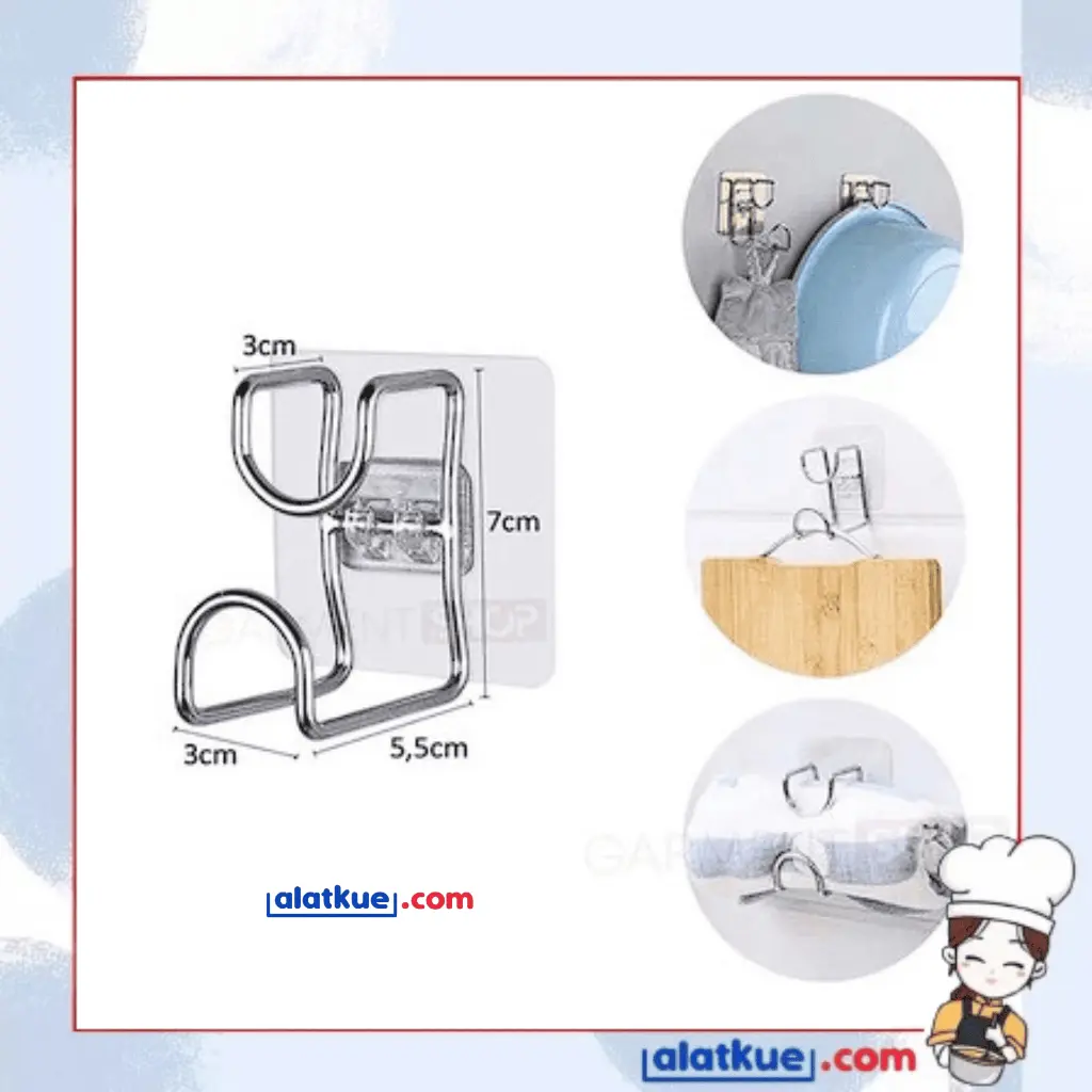 Gantungan Tempel Magic Hook Cadangan Stiker Lem Kuat Dinding Transparan Laci Pigura Jam Kamar Serbaguna Gantungan Tempel Magic Hook Cadangan Stiker Lem Kuat Dinding Transparan Laci Pigura Jam Kamar Serbaguna