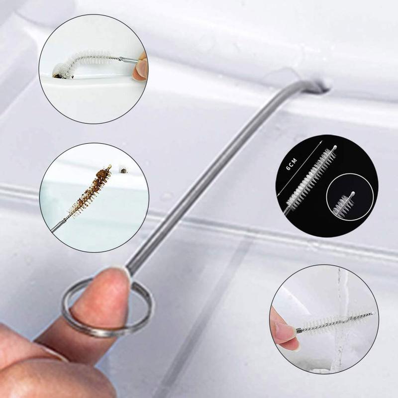 Product Introduction of 6 Pcs Refrigerator Drain Hole Clog Remover Cleaning Tool, Reusable Fridge Dredging Kit, Clean Drain Outlet Dredging Tool, Cleaning Reusable Refrigerators Dredging 27