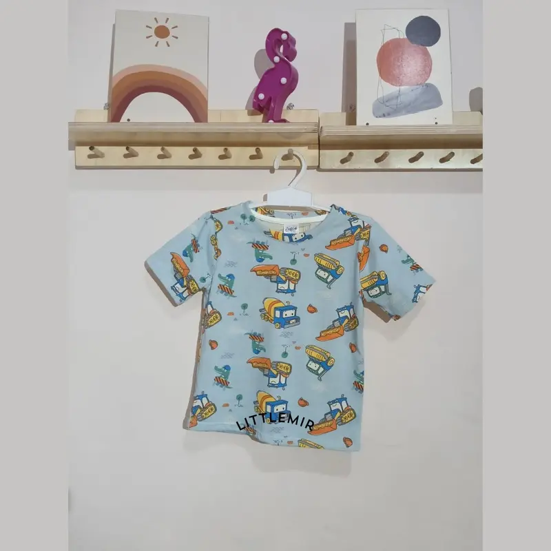 Atasan Kaos Oblong Anak Laki-Laki usia 1 - 5 Tahun 6