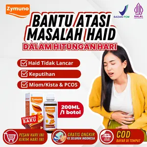 Madu Zymuno Original - Suplemen Kesehatan Bantu Atasi Masalah Haid Tidak Lancar, Keputihan, Miom, Kista & Pcos Dalam Hitungan Hari - 1 Botol 200ml [Halal dan BPOM, murah]