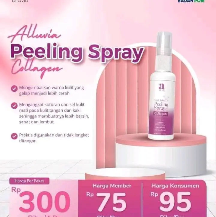 Alluvia peeling spray with collagen Original