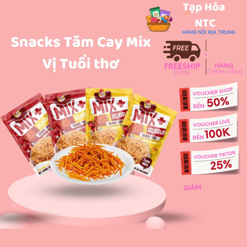 1 Gói Snacks Bim Bim Tăm Que Hương Vị Tuổi Thơ , Ăn Vặt Cổng Trường Quá Cuốn
