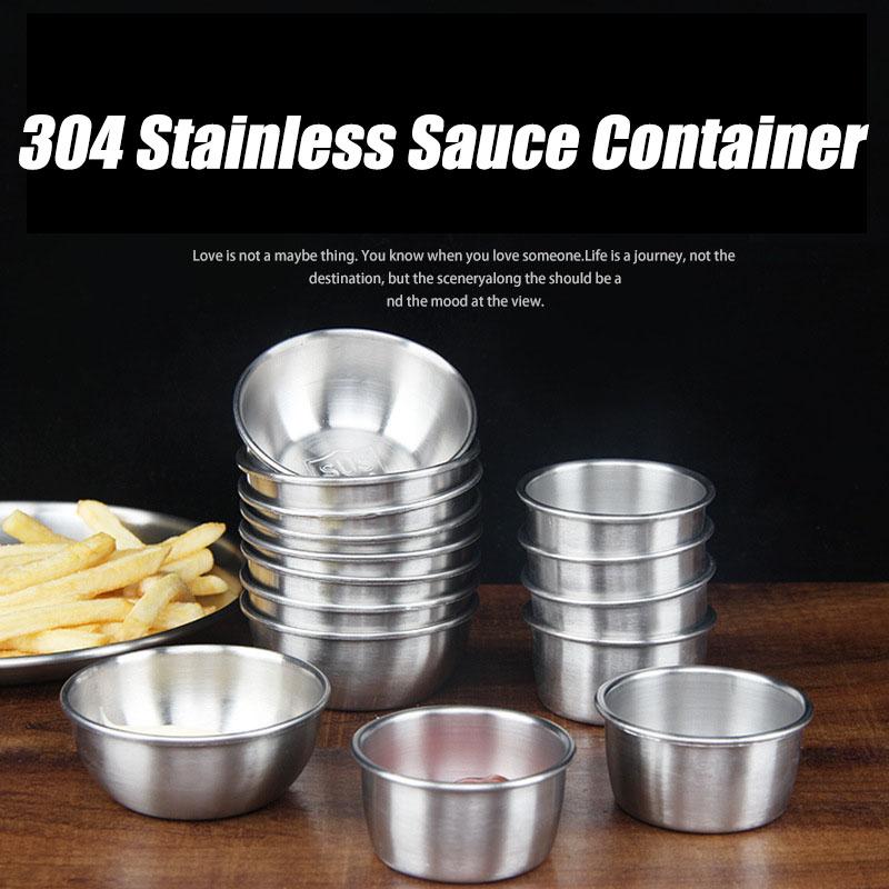 【COD】STAINLESS STELL SUS 304 CONTAINER SAUCE KOTAK TEMPAT WADAH SAUS STAINLESS 4
