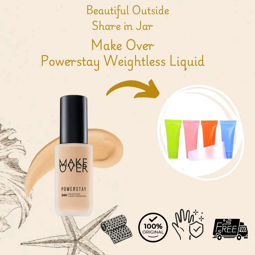 Share in Jar Make Over Powerstay 24H Weightless Liquid Foundation