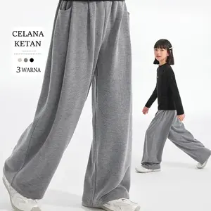 Celana Kulot Skena Anak Perempuan 4 - 14 Tahun Model Baggy 2026 Tren Viral Fashion Kids