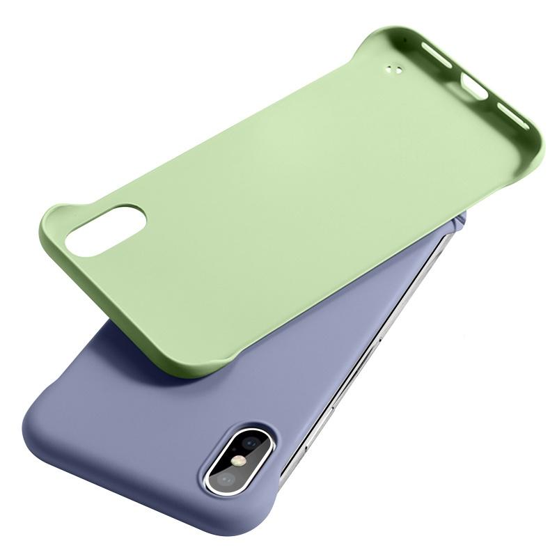 Ốp Điện Thoại, Dành Cho iPhone XR X XS Max, Màu Trơn Kẹo Lì Mỏng, Chất Liệu PC Cứng, Thiết Kế Không Khung, Vỏ Điện Thoại 1