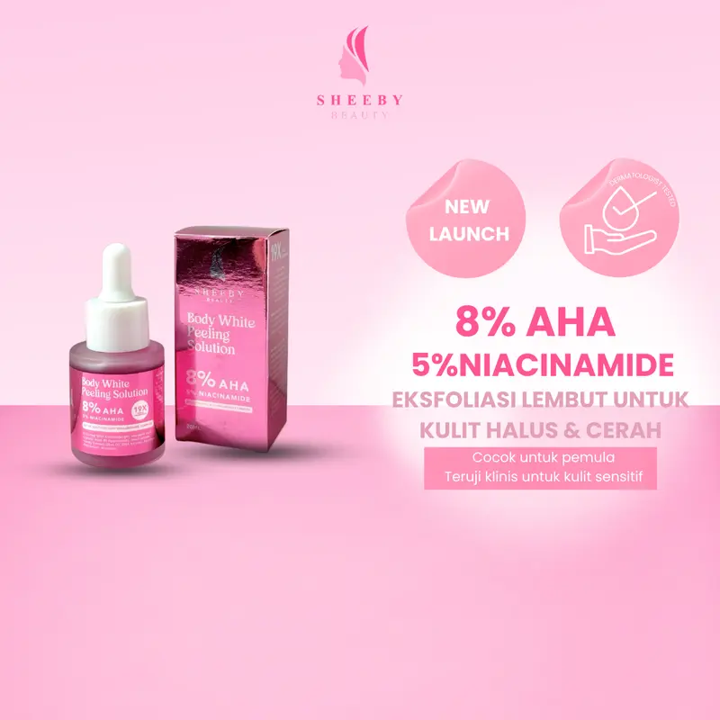 [BUNDLING 3pcs] SCOSME Body White Peeling – 8% AHA + Niacinamide | Solusi Cerah & Haluskan Kulit 4