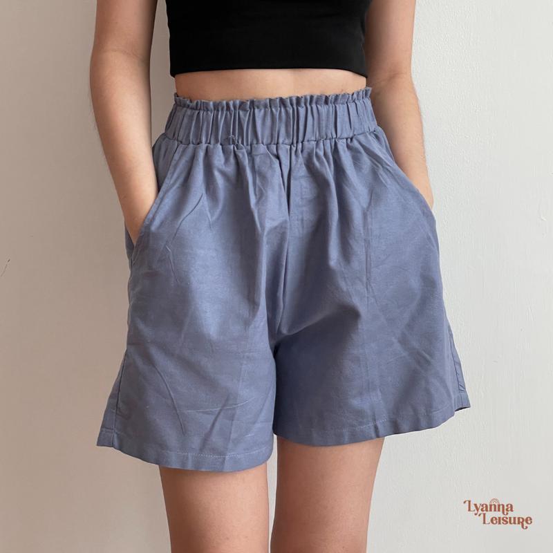 Celana Pendek Linen Wanita Highwaist | JOY | Lyanna Leisure 5