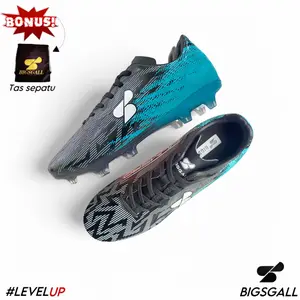 Bigsgall Sepatu Bola Numero FG Black Tosca