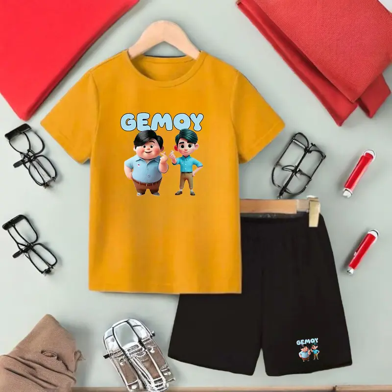 Set Baju Stelan Anak-Anak 2-10 Tahun PRAGIIBB / Baju Anak Viral / Laki-Laki Katun Perempuan Parsel Bayi 8