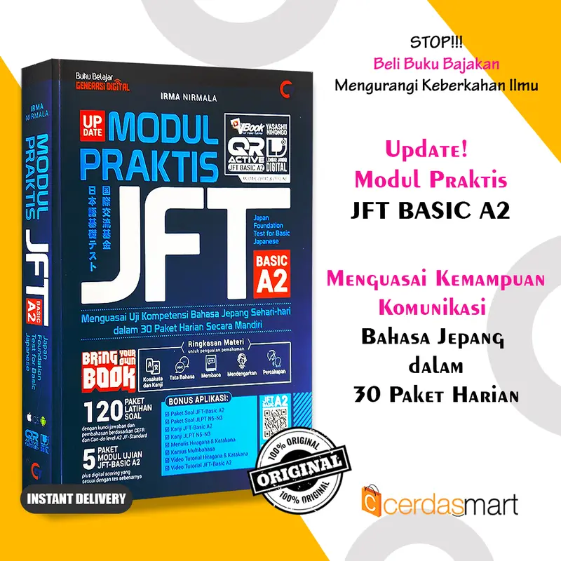 Buku Uji Kompetensi Bahasa Jepang - Modul Praktis JFT Basic A2 0