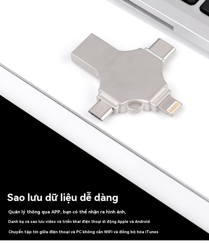 Product Introduction of Ổ đĩa Lung Linh dành  thiết bị Android 4 trong 1, Ổ đĩa  OTG, Ổ đĩa ngón tay cái, Ổ đĩa Type-C, Ổ cứng ngoài, Thích hợp  máy tính bảng, Android và điện thoại thông minh, Tương thích với máy tính di động    sd  card sd  card otg  type  c bộ   trữ  win 55