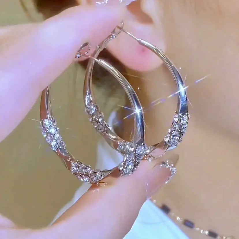 (Bebas beli 2 dapat bonus)  A71 COD Anting bulat warna sliver cakep titanium wanita original