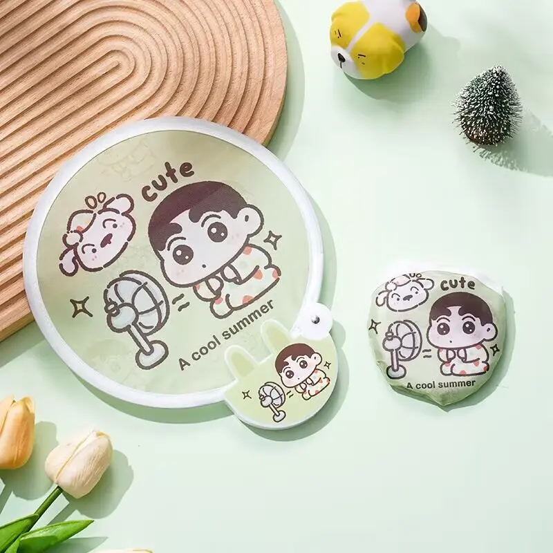 Quạt tròn Nhỏ Phong cách Nhật Bản, Cỡ Nhỏ, Cầm Tay, Gấp Gọn, Ngầu, Có Thể Dùng Làm Quạt Cầm Tay Mini Hoạt Hình, Nhỏ, Tươi, Dễ Thương, Thích Hợp Đi Du Lịch Ngoài Trời 3
