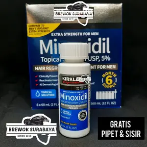 Minoxidil Kirkland 60 ml Penumbuh rambut Penumbuh Brewok