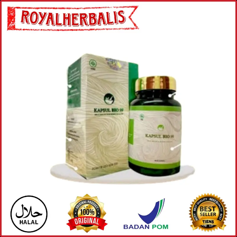 KAPSUL BIO 99 Herbal Kapsul Ajaib Alami Original BPOM 0