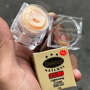 3 PCS | Cream Dr Gold Original BPOM ~ Lightening Cream Dokter Natural Gold 15g ~ Membersihkan dan Mencerahkan Wajah