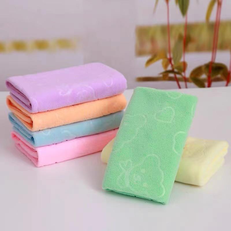 Product Introduction of Calin 24 Pieces Towel For Adult MicroFiber Super Absorbent Assorted Color Face Hand Towel High Quality 28x52cm print soft Microfiber embossed towel wash face bath beauty quick-drying absorbent water-free cleaning cleaning towel italy  towel small  towel 8