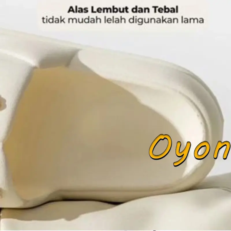 Sandal Wedges Wanita Sol Tebal Sandal Wanita Fashion Tali EVA Ekstra Tebal Baim Wanita Motif Tali Belakang Rubber Empuk Size 36-40 2