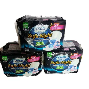(PAKET 3 PACK) PEMBALUT Wanita Charm safe night 29cm isi 5 pads promo hemat