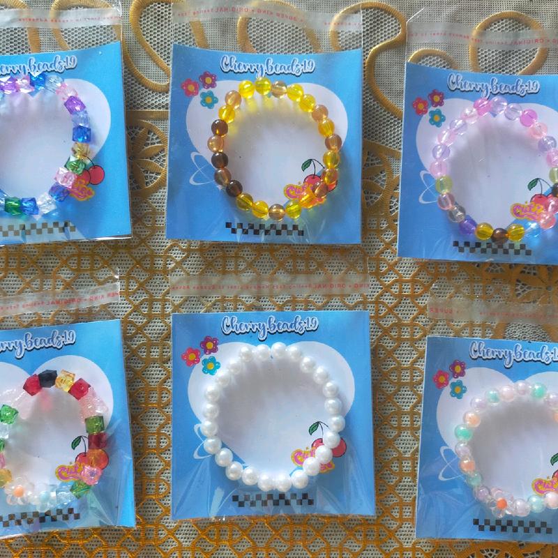 Gelang Manik Monte Korea Cantik Terbaru Bracelet All Size Elastis - Bracelets 3