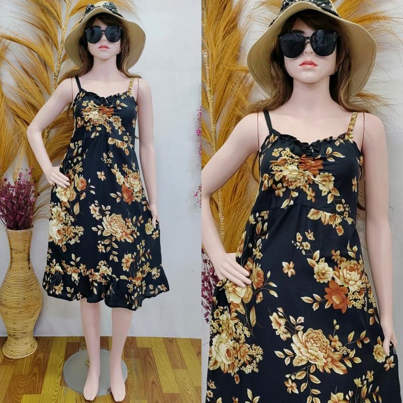 Product Introduction of Dress Sophia Ruffle Karet Punggung Rayon Nyaman Adem 8