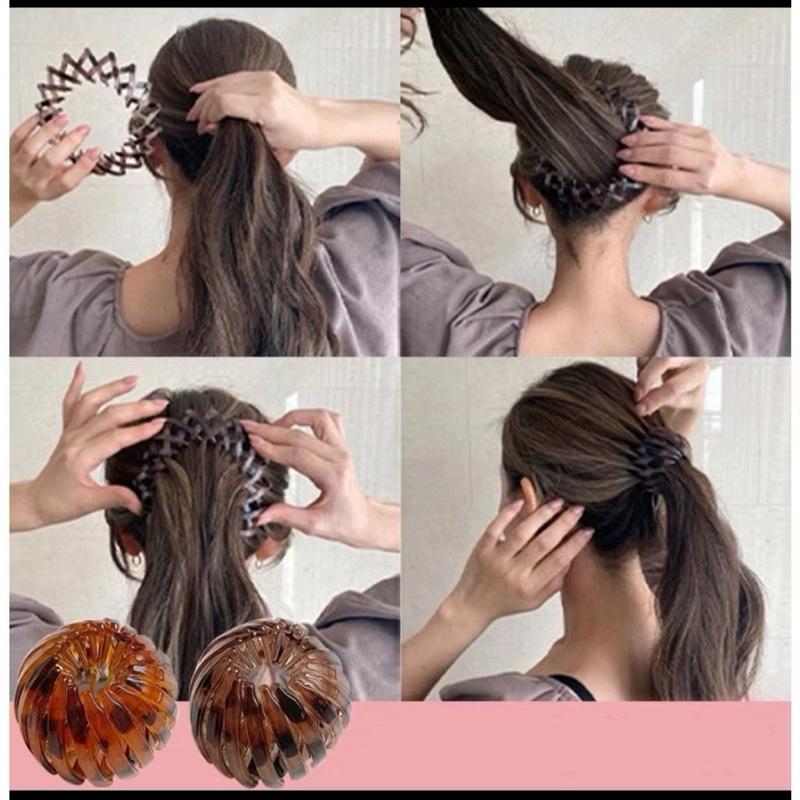 Donat Hairclip / Ikat Rambut Ponytail Korea / Sanggul Rambut Wanita